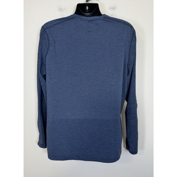 Ten Thousand Versatile Shirt Mens Large Blue Long Sleeve Stretch Performance - Picture 6 of 12